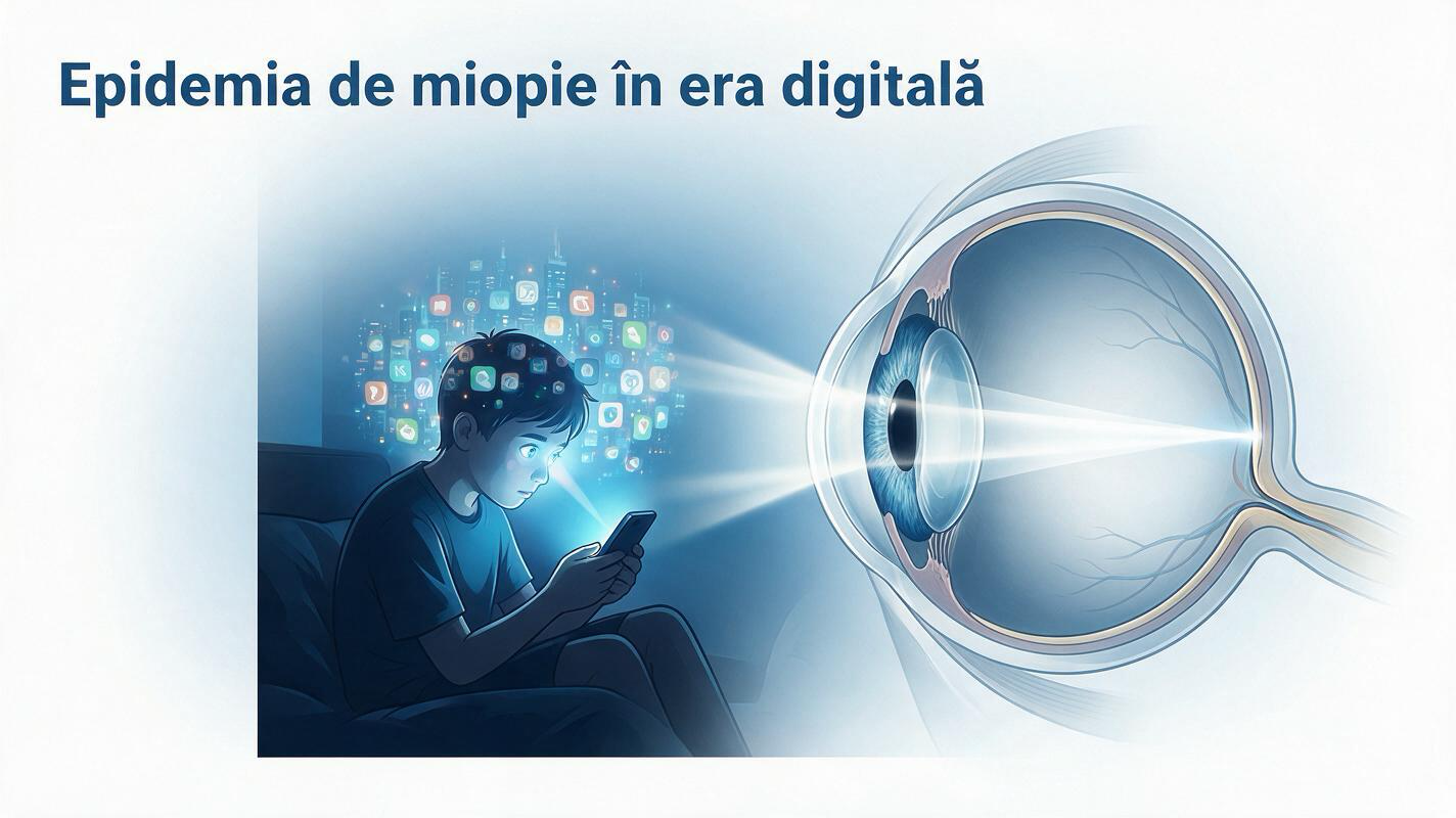 Epidemia de miopie în era digitală